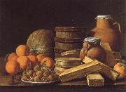 MELeNDEZ, Luis Still life with Oranges and Walnuts Germany oil painting artist